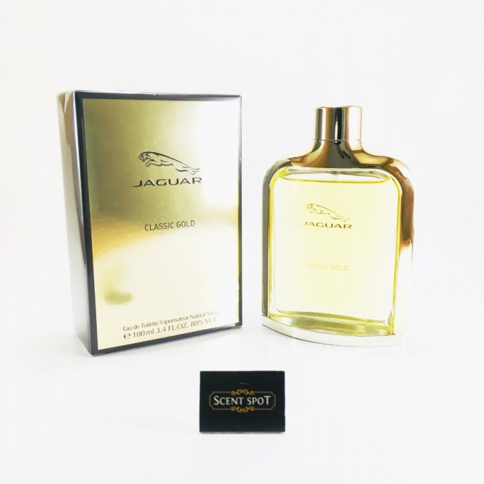 Classic Gold By Jaguar New In Box 100ml Eau De Toilette Spray