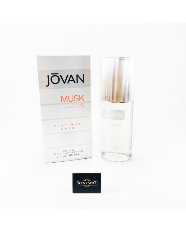 Authentic Original Jovan Platinum Musk (New in Box) 90ml Eau De Cologne