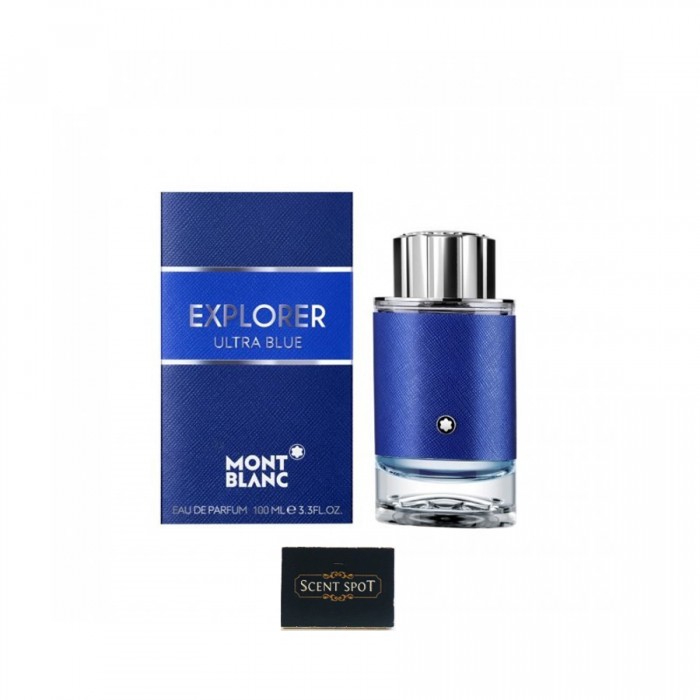 Authentic Original Explorer Ultra Blue By Mont Blanc New In Box 100ml 